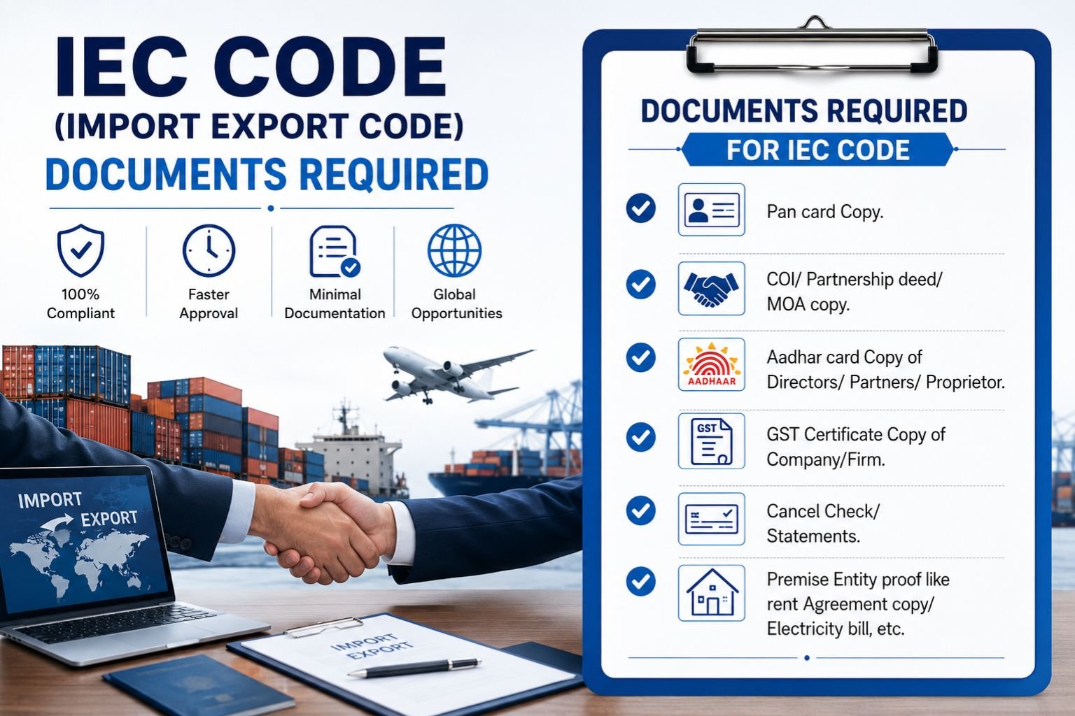 List of Documents for IEC Code