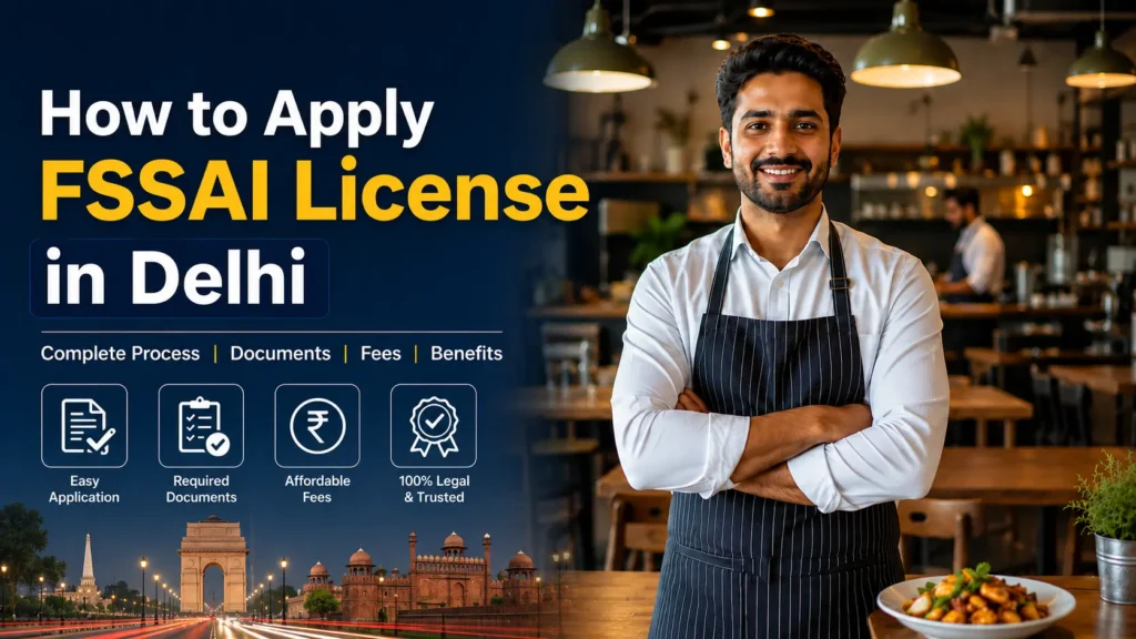 How to apply FSSAI License in Delhi