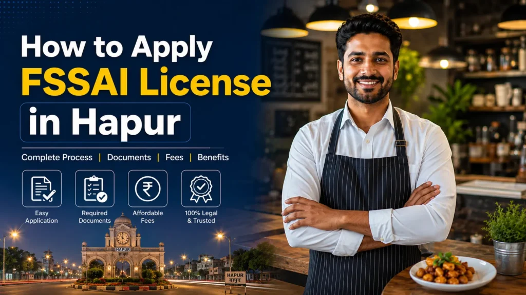 How to apply FSSAI License in Hapur