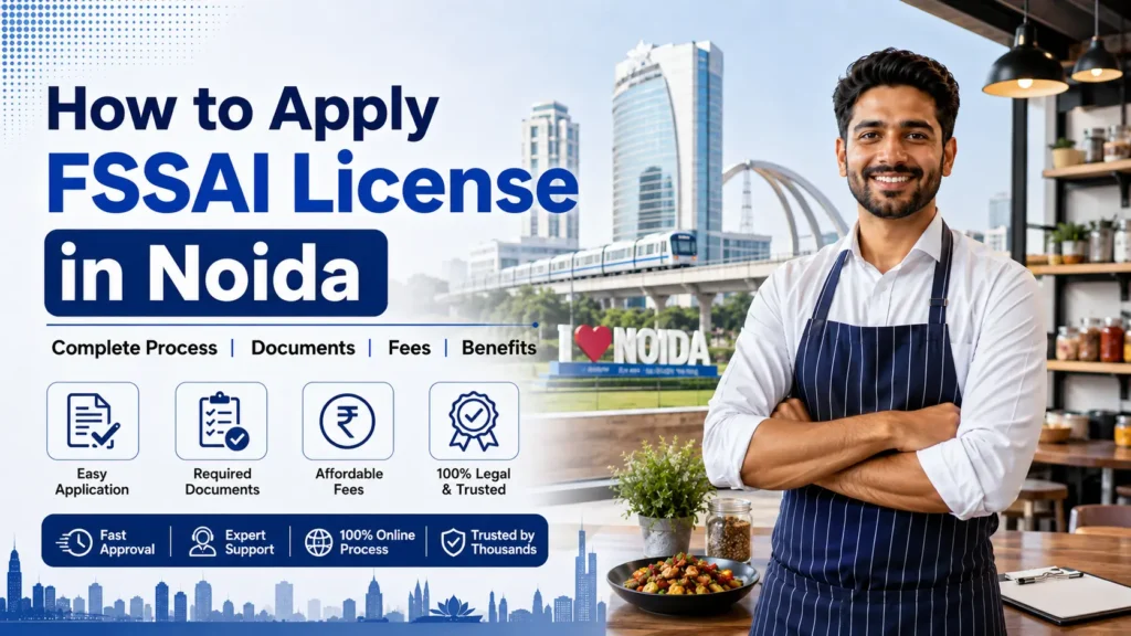 How to apply FSSAI License in Noida