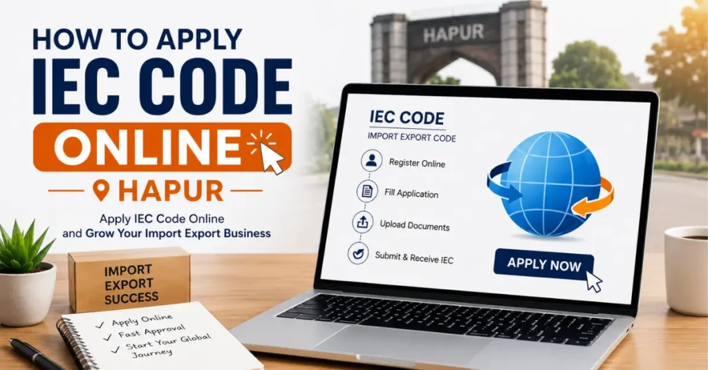 How to apply IEC Code online Hapur