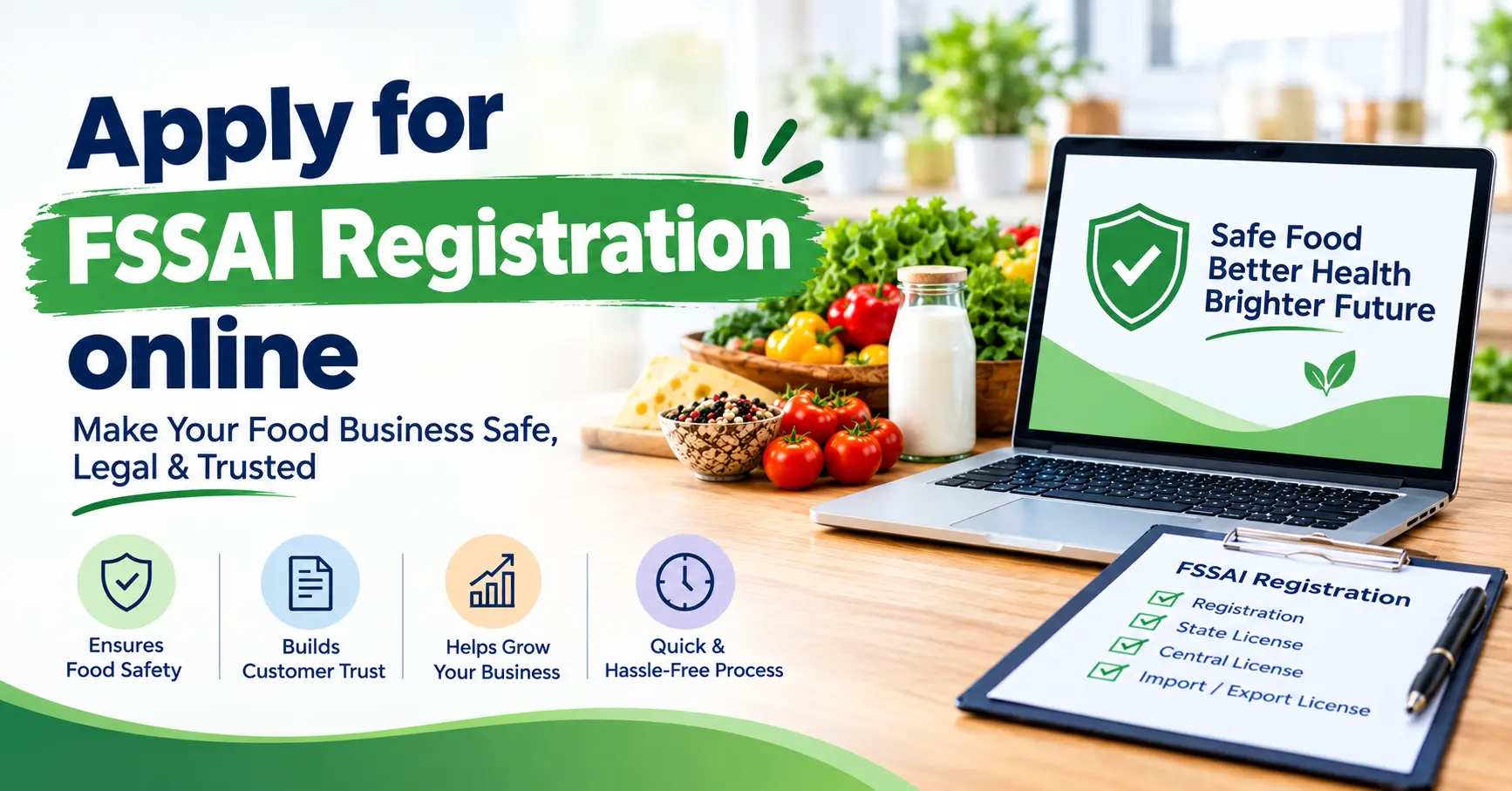 Apply for FSSAI Registration online
