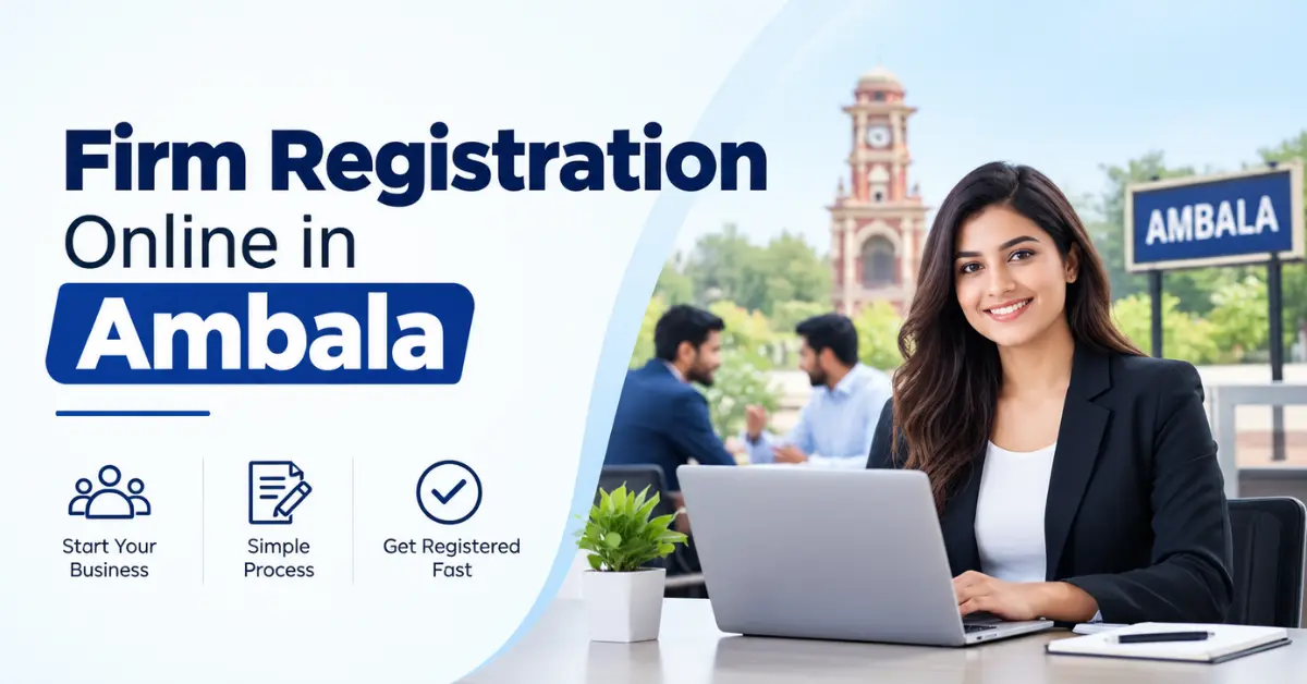 Firm Registration Online in Ambala